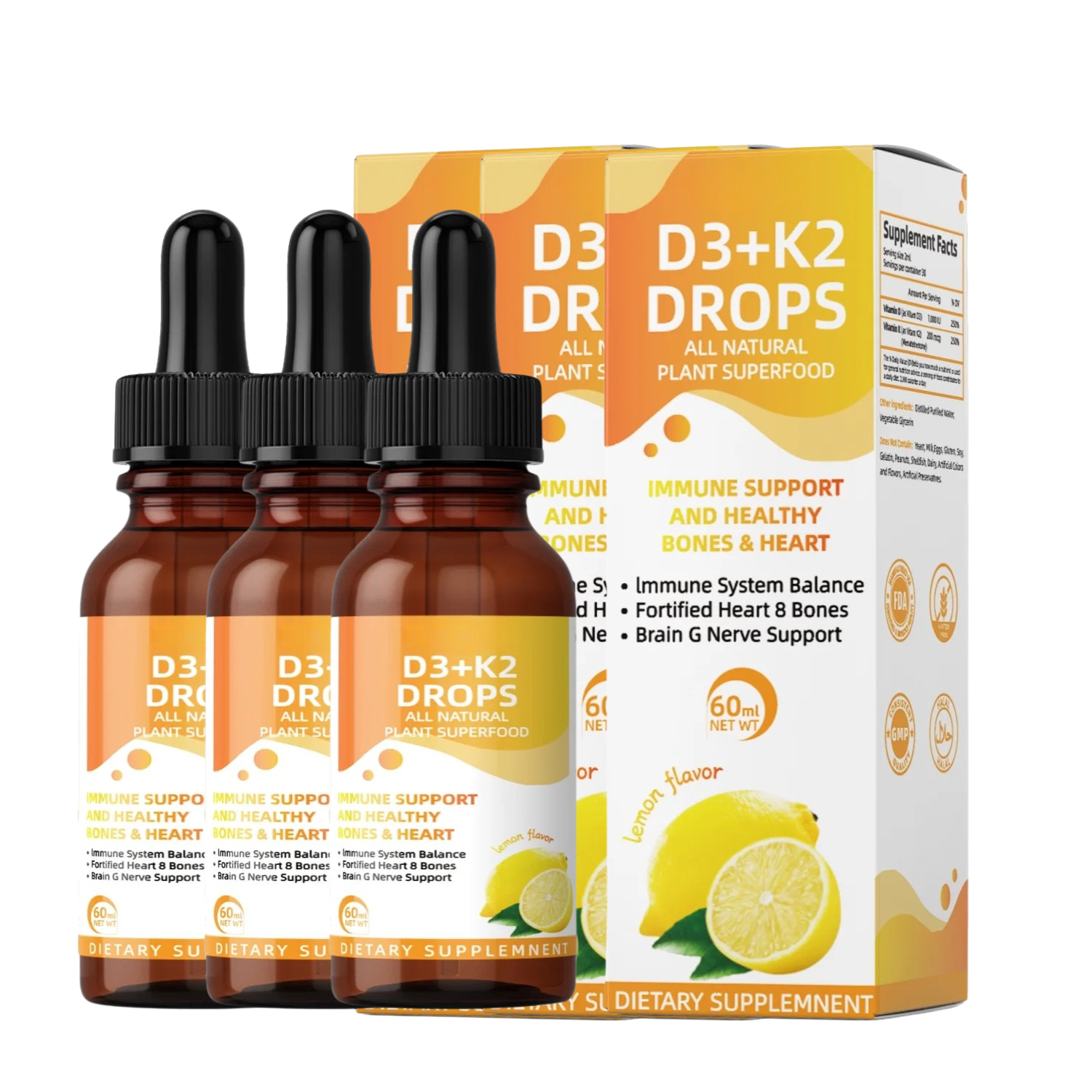 Phasea Bone Shield™ (D3+K2 Drops)